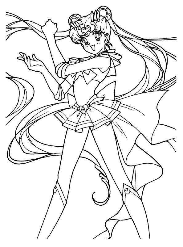 Kids-n-fun.com | Coloring page Sailor Moon Sailor Moon